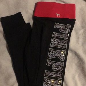 NWOT💥RARE 💥 vs PINK beaded yoga pants